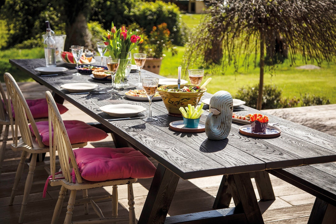 Large Outdoor Dining Table 3.6m in Length, 890mm or 1066mm Large Outdoor Dining Table 3.6m in Length, 890mm or 1066mm