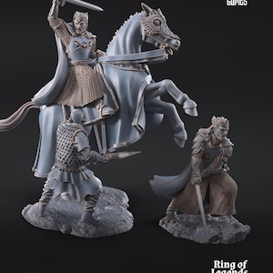 Grey Castle High King | 2 Miniatures | Davale Games