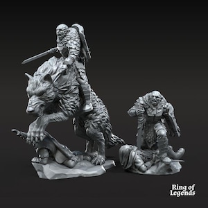 Korvog Orc Lord Commander | 2 Miniatures | Davale Games