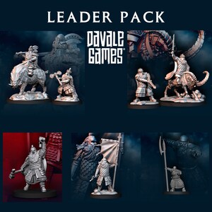 Silver Goat Dwarves Army Packs 276 to 1021 Point Armies Davale Games Leader