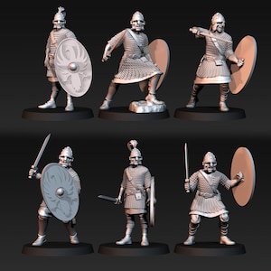 6 Roman Soldiers with Armour | Davale Games