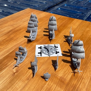 Sailing Ship Miniatures 1/1200 Fleet Pack image 2