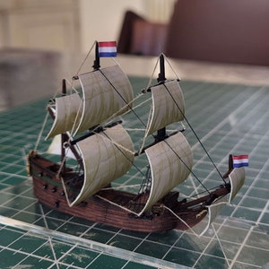 17th Century Dutch Fleet | 7 Ships | Scales 1/600 Through 1/1200 | Turner Miniatures