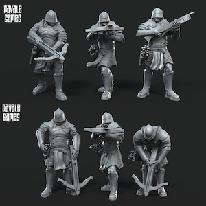 Blood Handed Crossbow with Armour Orcs | 6 Miniatures | Davale Games