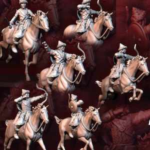 6 Hun Archer Riders | Davale Games