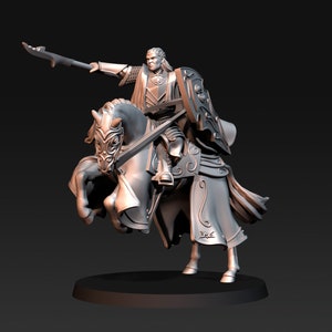 1 Blood Elf King/6 Elven Kingsguard Miniatures