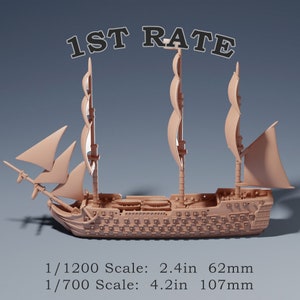 Sailing Ship Miniatures 1/489 1st Rate 3rd Rate Frigate