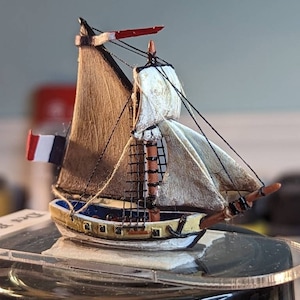 Sloop Squadron Sailing Ship Miniatures 1/700 | Models | Warship | Vessels | Black Seas
