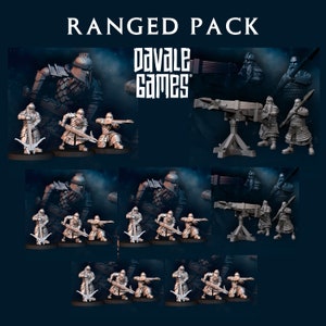 Silver Goat Dwarves Army Packs 276 to 1021 Point Armies Davale Games Ranged