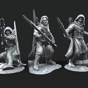 Grey Castle Rangers | 6 Miniatures | Davale Games