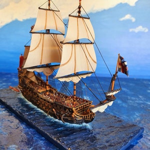 17th Century English Fleet | 8 Ships | Scales 1/600 Through 1/1200 | Turner Miniatures
