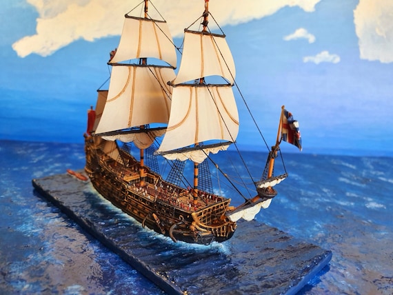 17th Century English Fleet | 8 Ships | Scales 1/600 Through 1/1200