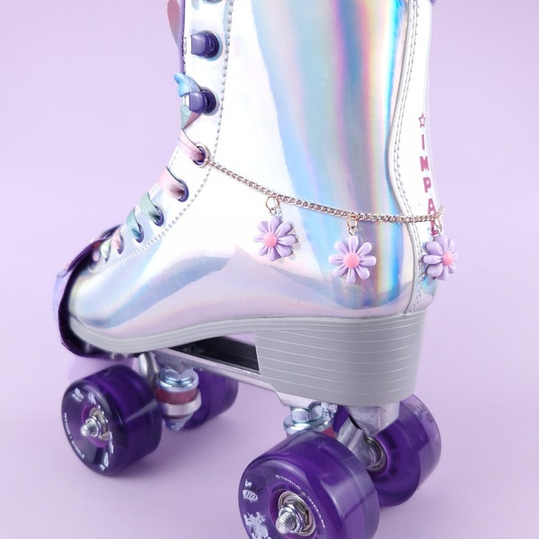 Chaîne de cheville / chaîne de skate marguerites - Accessoires chaussures / patins à roulettes