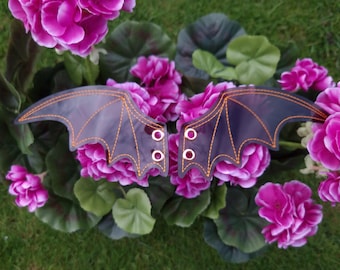 Ailes de vampire holographiques - Accessoires pour chaussures / sacs / patins à roulettes