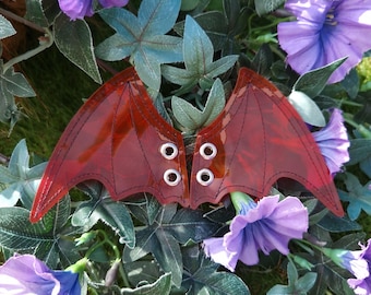 Holographic Bat Wings - Shoe / Bag / Roller Skate Accessories