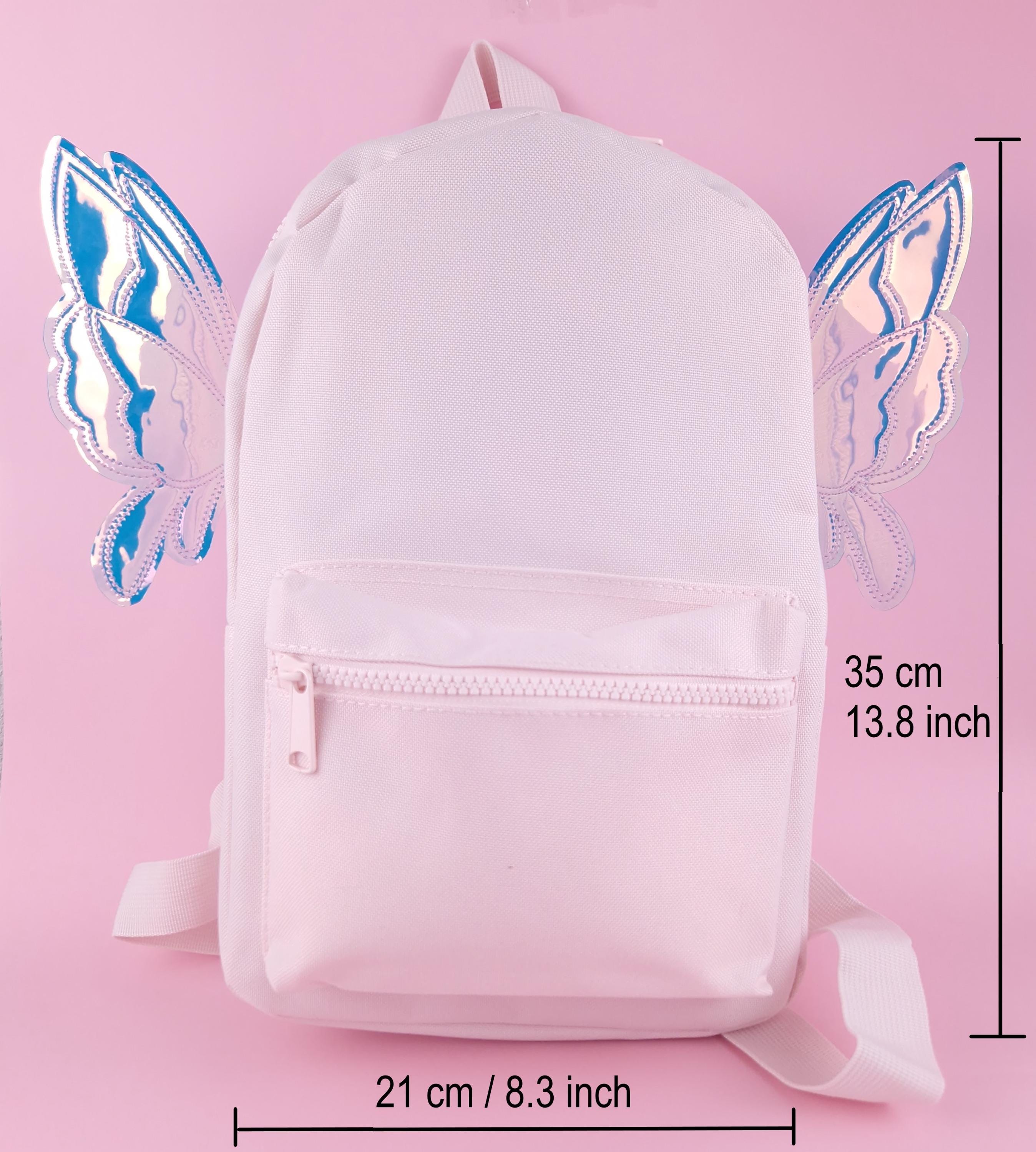 Holographic Flower Fairy Wing Backpack With Detachable Wings 