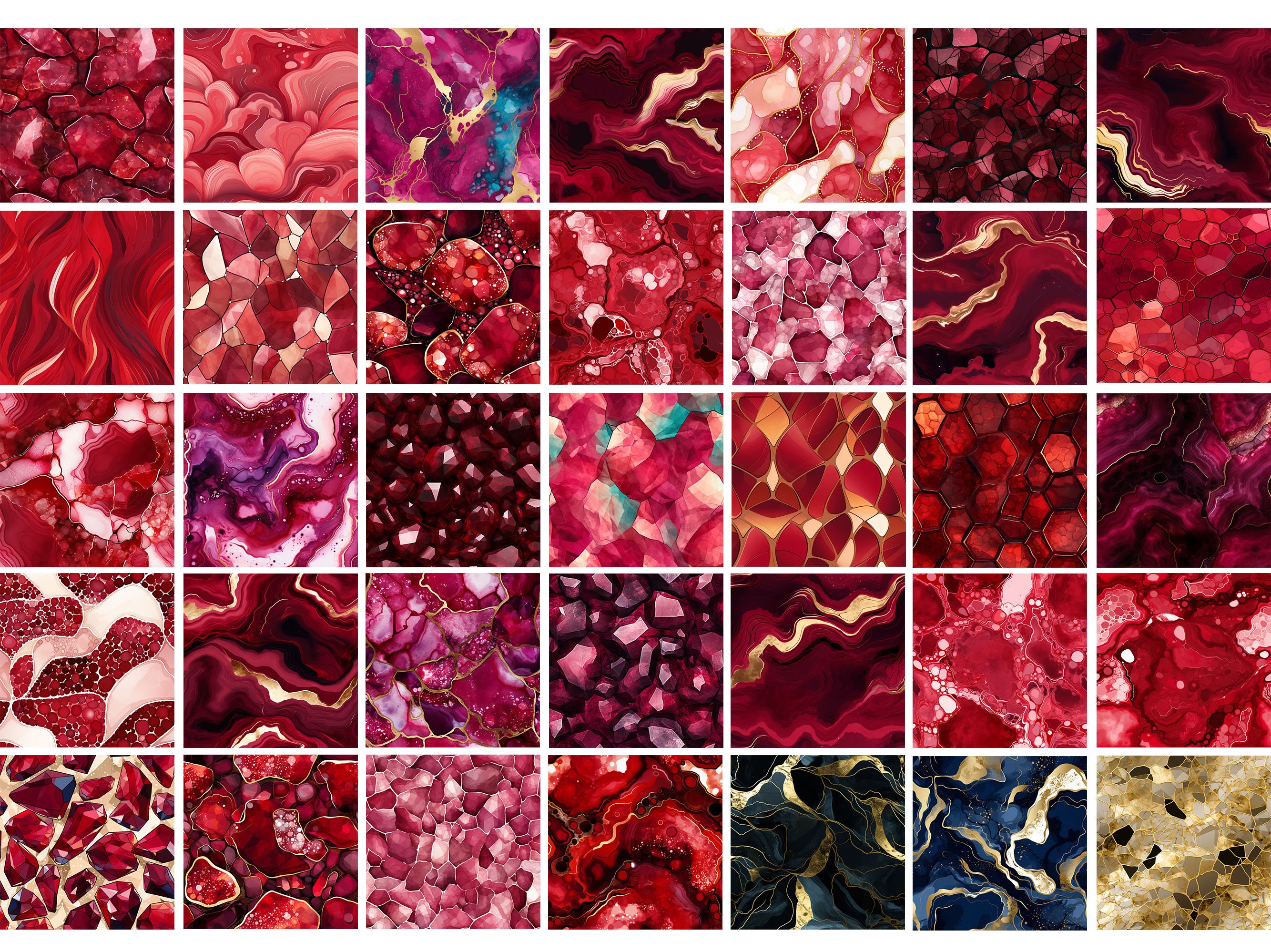 120 Procreate Geode Textures, Digital Download - Etsy