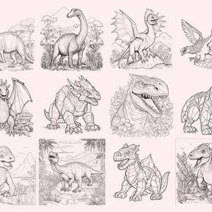 100+ Dinosaur Stamps Brushes for Procreate, Instant Digital Download - Etsy