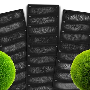 100 Grass Texture Brushes for Procreate: Seamless Realistic Textures ...
