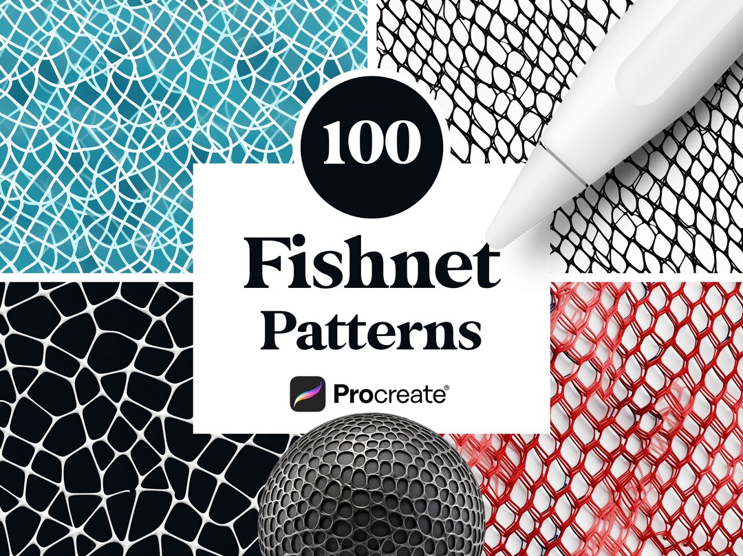 100 Textures for Procreate, Lace Brushes, Digital Download Etsy