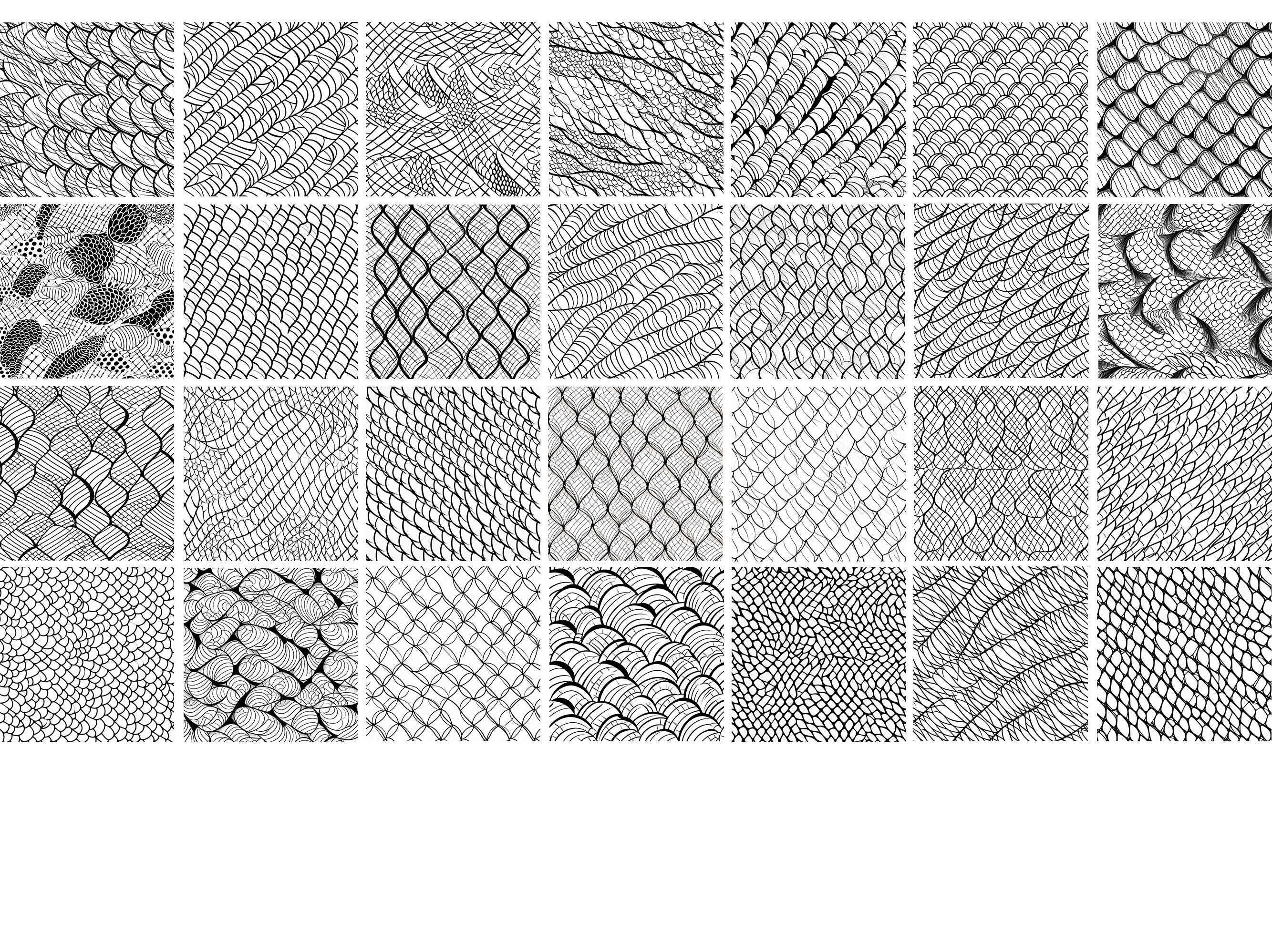 100 Fishnet Textures for Procreate, Lace Brushes, Digital Download - Etsy