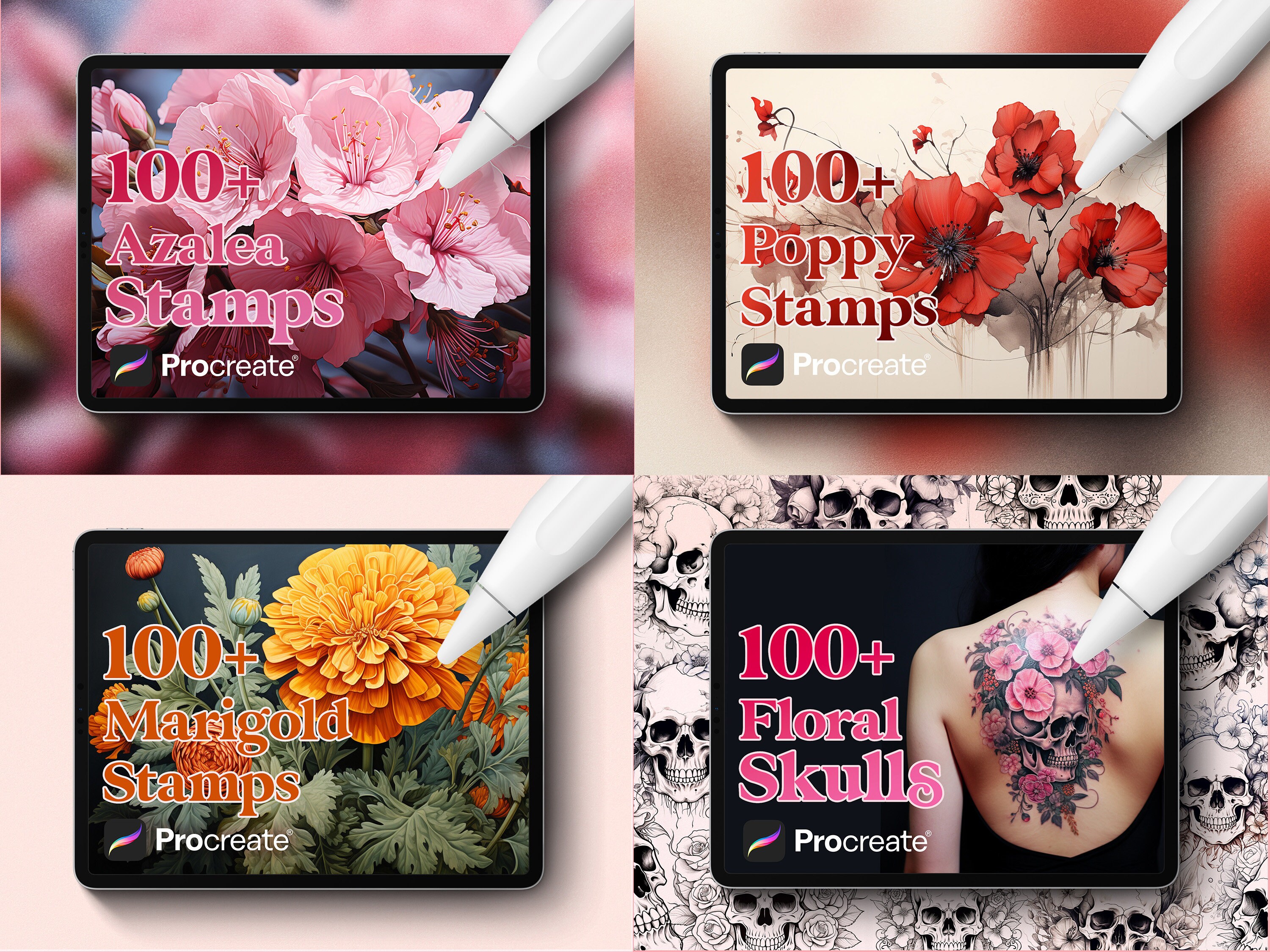3000+ Floral Stamps for Procreate, Ultimate Flower Bundle - Etsy