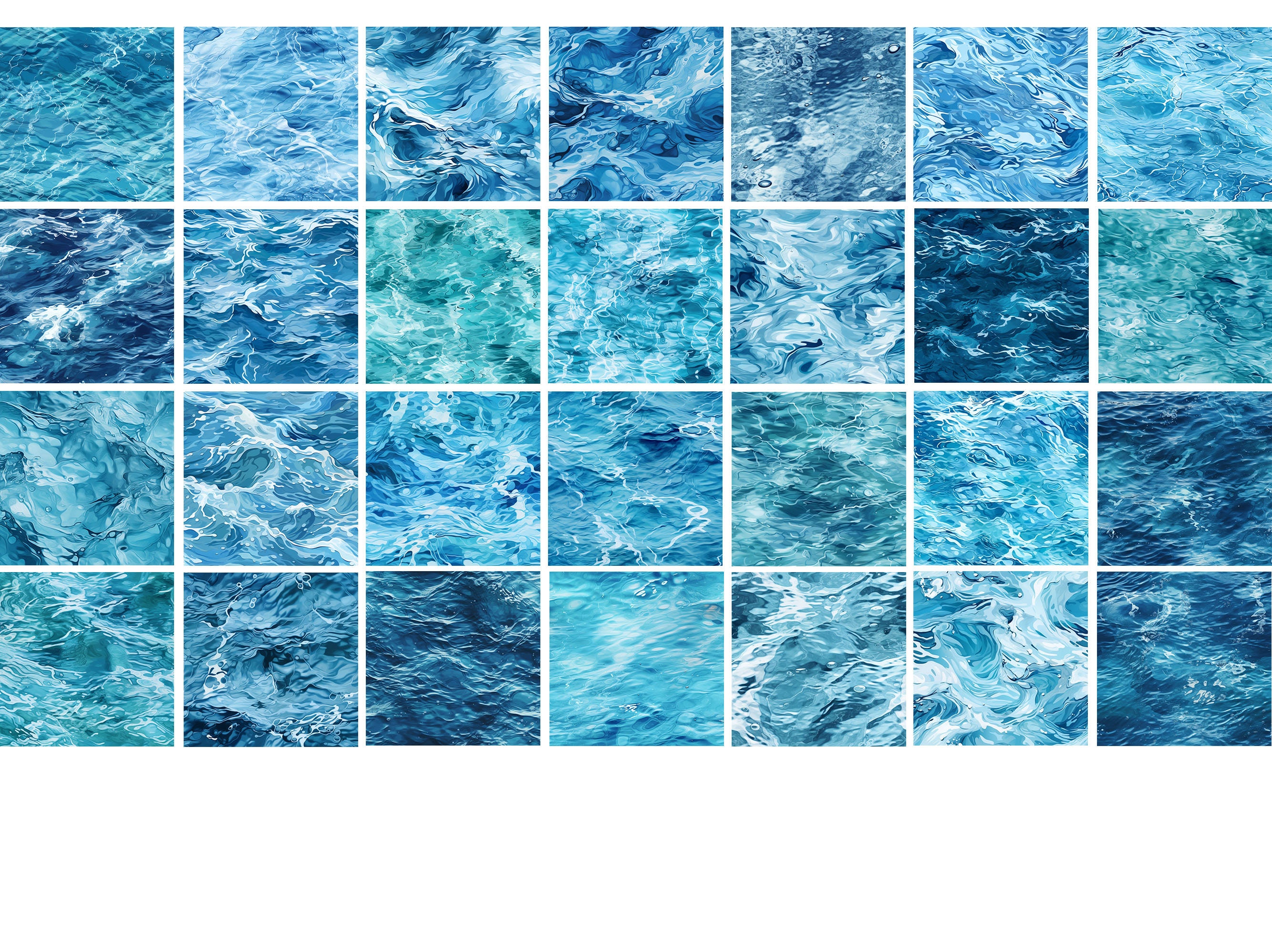 Water Features Textures 100 Water Textures, Sea Textures for Procreate, Digital Download - Etsy