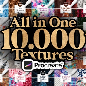 10,000+ Textures for Procreate, Ultimate Brush Bundle