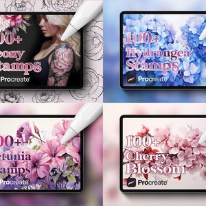 3000+ Floral Stamps for Procreate, Ultimate Flower Bundle - Etsy
