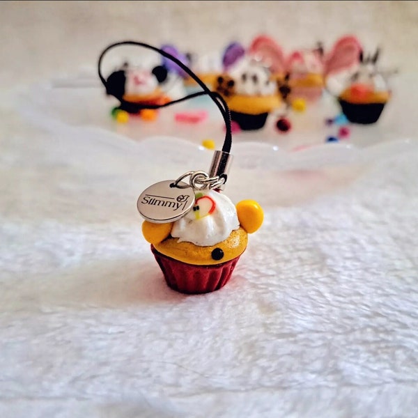 Porte-clé charms Cupcake Disney en Fimo [PRECOMMANDE]