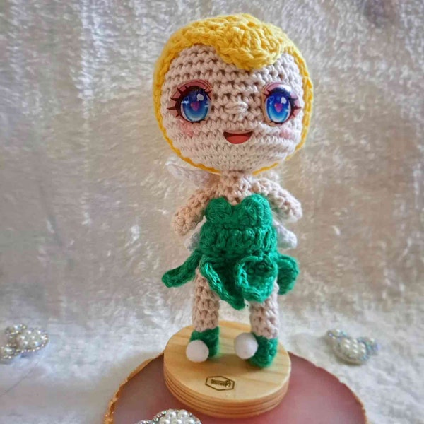 Amigurumi - Poupée de la Fée clochette en crochet