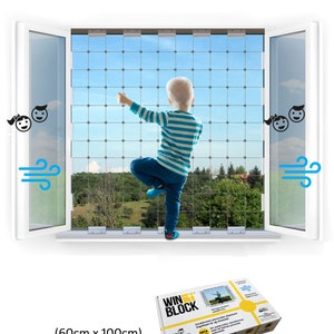 Juego de seguridad para ventanas de niños de 2 uds., protector de