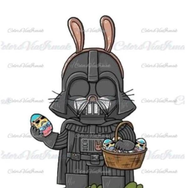 Easter Darth Vader png, Happy Easter, Funny Easter, Sublimation Design Downloads, Star Wars Easter png, Darth Vader png