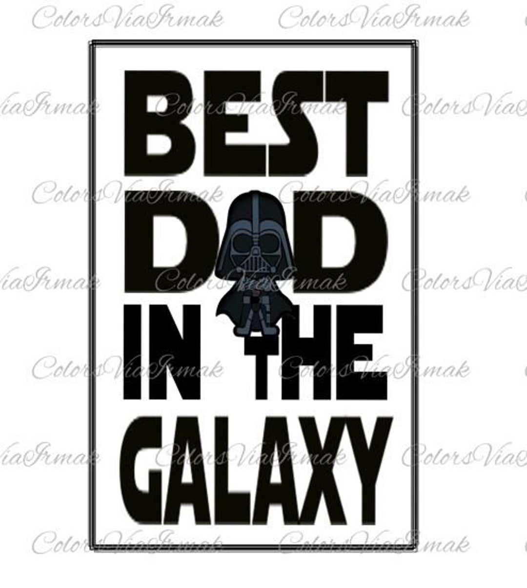 Mejor papá en la galaxia Darth Vader png, Star Wars Digital, Darth ...