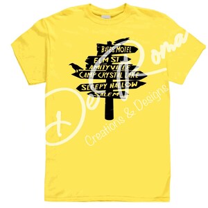 Spooky Locations, Scary Places, Shirt, Halloween shirt
