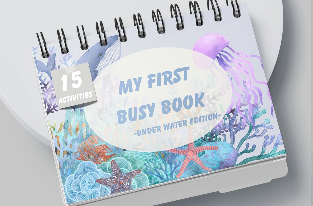 Busy Book Printable Montessori Preschool Kids Toddler Learning Binder ...