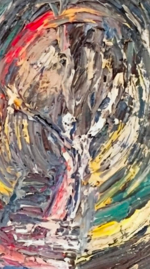 The Gatekeeper: End of Life Spiritual Painting, Afterlife Art