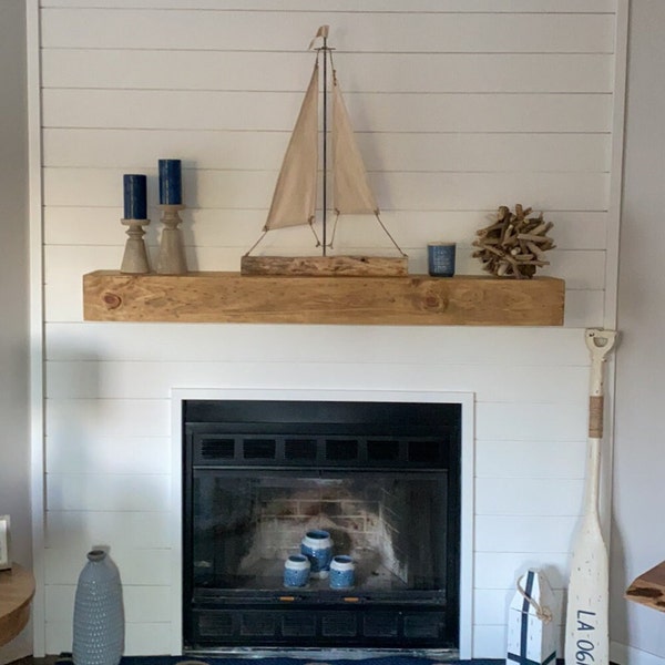 Custom Mantel | FREE SHIPPING | Wood Mantel | Mantel Shelf | Mantel Beam | Floating Mantel | Custom Mantel | Fireplace Mantle | Shelves