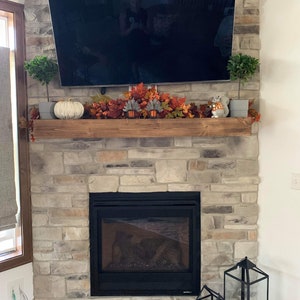 Fireplace Mantel | FREE SHIPPING | Wood Mantel | Mantel Shelf | Mantel Beam | Floating Shelf | Custom Mantel | Fireplace