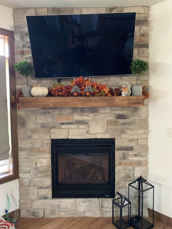 Revamping Your Fireplace Mantel With Floating Shelves