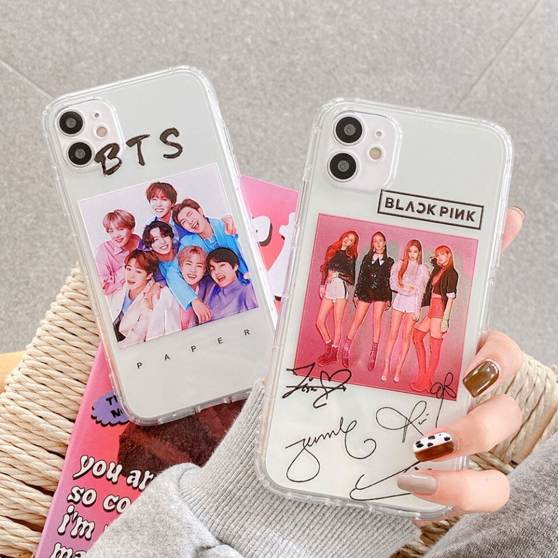 BTS Iphone Case Blackpink Case Pinks Army Army Aesthtci Cute Etsy