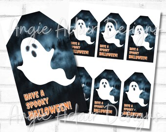 PRINTABLE Have a Spooky Halloween Tag ~ INSTANT DOWNLOAD