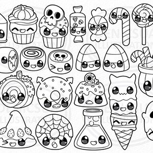 Halloween Food Clipart, Halloween Food Vector, Foodie Family, Halloween ...