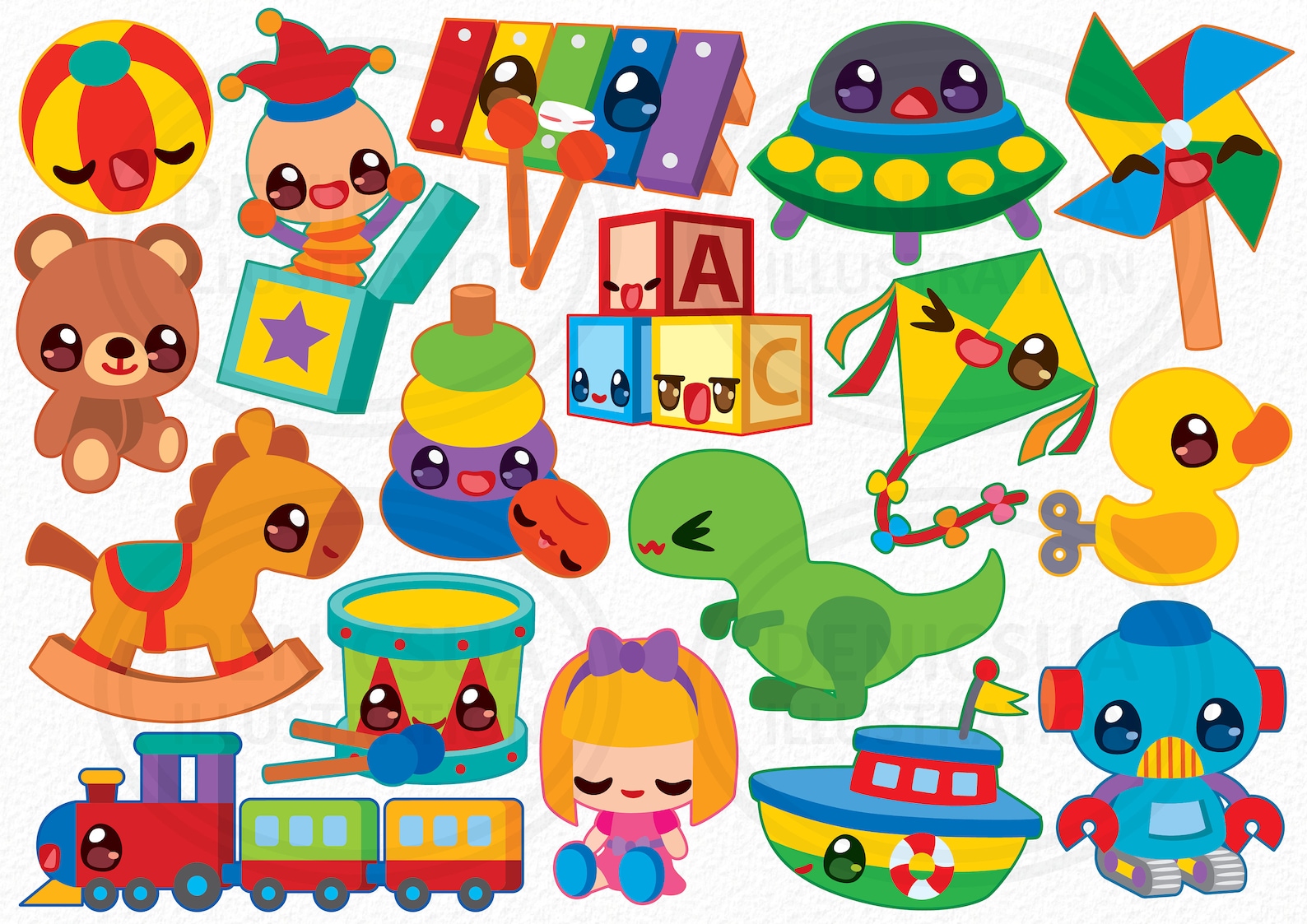 Kids Toy Clipart, New Toys Vector, Kids Trojan Horse, Barbie Doll, Boy ...