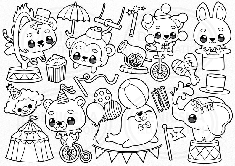 Circus Animal Printables