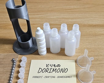Citadel to Dropper Bottle Kit - 5x 15ml Dropper Bottles with Mixing Balls