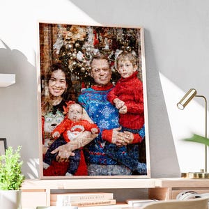 Custom Portrait Family Print, Personalized Gift for Family, Our Family Print, Gift for Mom Dad, Housewarming Gift, Father's Day Gift