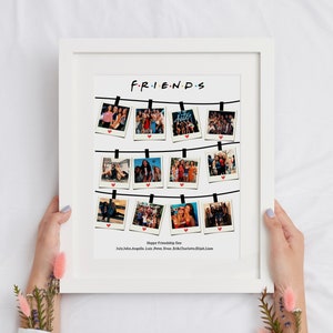 Best Friend Gifts, Best Friends Photo Collage, Personalized Best Friend Keepsake, Bestie Gift, Friendship Print, Best Fiends Forever Gift