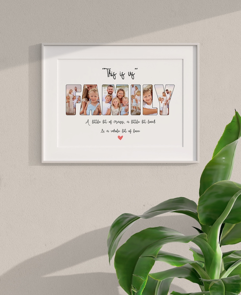 Personalized Wall Art Mom Gift From Daughter Custom Mother Etsy