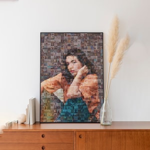 Photo Collage from your Photos, Custom Mosaic Photo Print, Personalized Mosaic, Photo Collage, Anniversary Gifts Birthday Gifts Couple Gifts